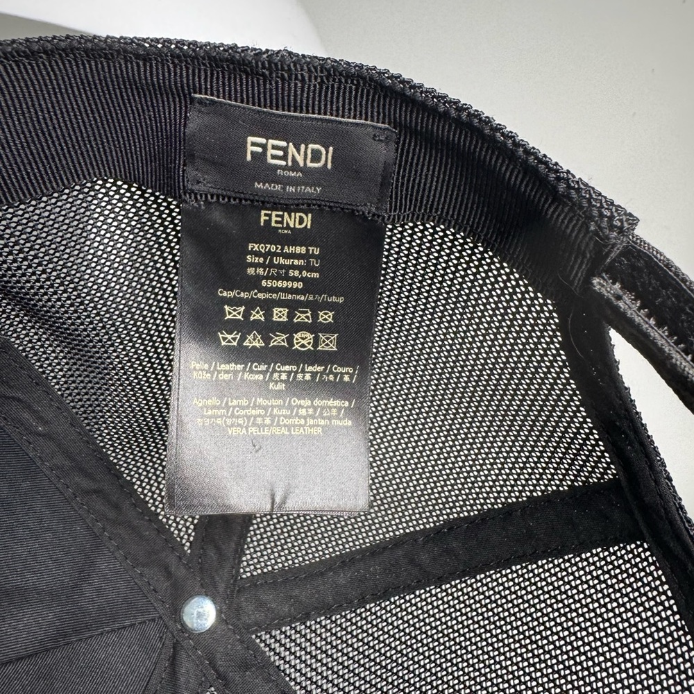 Fendi FF Mesh Baseball Cap - Picture 9 of 9